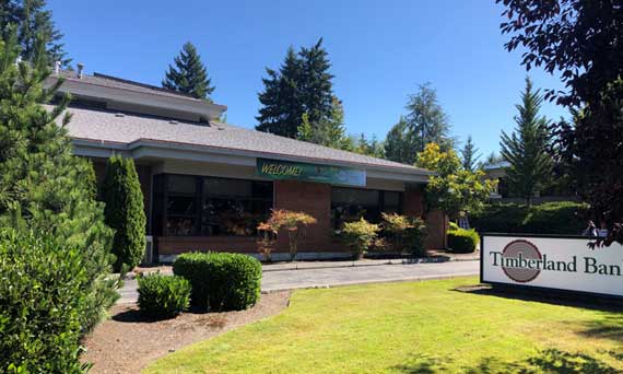 Timberland bank location in West Olympia