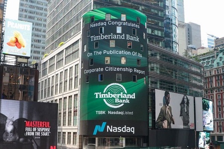 Timberland Bank Corporate Citizenship NASDAQ Photo